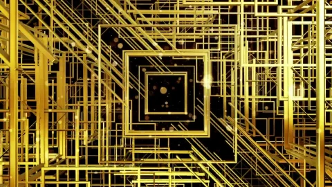 Stock Video Abstract Flying Golden Frames With Awards Concept Live Wallpaper for PC - Free Live Wallpaper