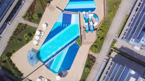 Stock Video Abstract Pool By A Hotel Live Wallpaper for PC - Free Live Wallpaper