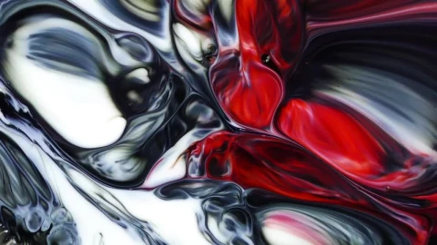 Stock Video Abstract Psychedelic Texture In Motion Red And White Tones Live Wallpaper for PC - Free Live Wallpaper