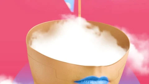 Stock Video Abstract Video Of A Womans Head With A Pinwheel Coming Live Wallpaper for PC - Free Live Wallpaper