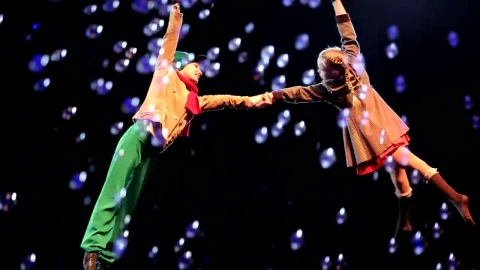 Stock Video Acrobats In The Air Live Wallpaper for PC - Free Live Wallpaper