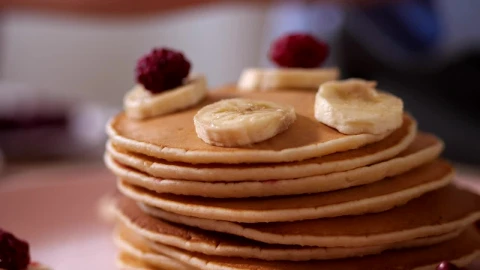 Stock Video Adding Fruit To Breakfast Pancakes Live Wallpaper for PC - Free Live Wallpaper