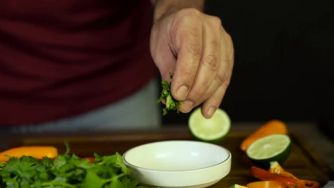 Stock Video Adding Herbs To A Bowl Live Wallpaper for PC - Free Live Wallpaper