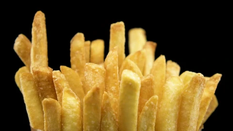 Stock Video Adding Salt To Fast Food Fries Live Wallpaper for PC - Free Live Wallpaper