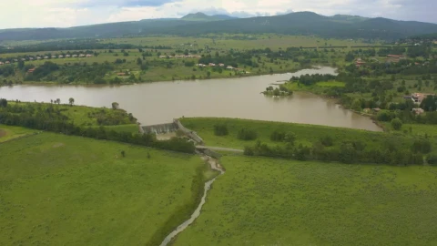 Stock Video Aerial Panorama Over A Lake In Nature Live Wallpaper for PC - Free Live Wallpaper