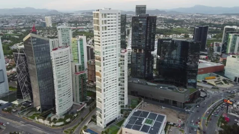Stock Video Aerial Panorama Over The Buildings Of A Big City Live Wallpaper for PC - Free Live Wallpaper