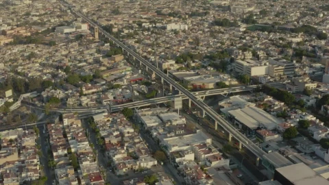 Stock Video Aerial Shot Of A City Train Live Wallpaper for PC - Free Live Wallpaper