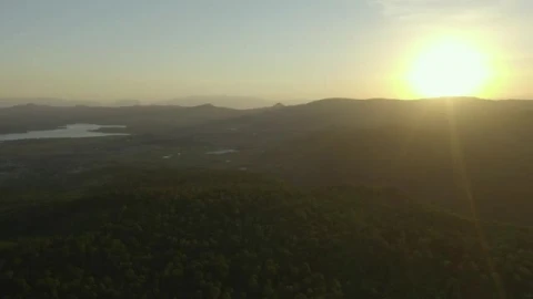 Stock Video Aerial Shot Of A Large Forest Covering The Landscape At Live Wallpaper for PC - Free Live Wallpaper
