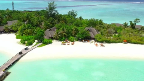 Stock Video Aerial Shot Of A Paradise Island Live Wallpaper for PC - Free Live Wallpaper