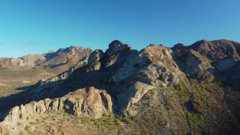 Stock Video Aerial Shot Of A Sunny Mountain Range Live Wallpaper for PC - Free Live Wallpaper