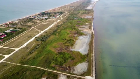Stock Video Aerial Shot Of Arabat Spit Live Wallpaper for PC - Free Live Wallpaper