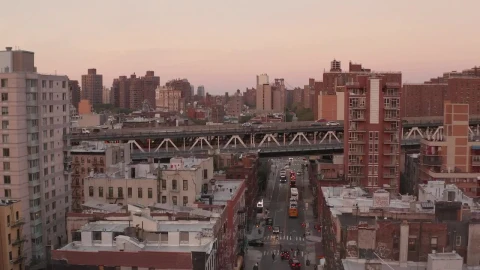 Stock Video Aerial Shot Of The Urban Life In New York City Live Wallpaper for PC - Free Live Wallpaper