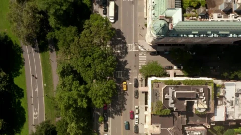 Stock Video Aerial Tour Between City Blocks In New York Live Wallpaper for PC - Free Live Wallpaper
