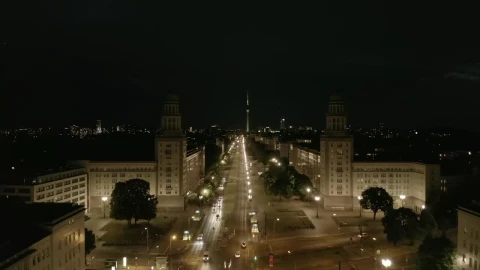 Stock Video Aerial Tour Of An Avenue In A Beautiful German City Live Wallpaper for PC - Free Live Wallpaper