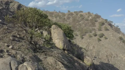 Stock Video Aerial Tour Over An Arid And Rocky Mountain Range Live Wallpaper for PC - Free Live Wallpaper