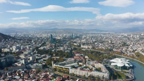 Stock Video Aerial View Of A Beautiful City Live Wallpaper for PC - Free Live Wallpaper