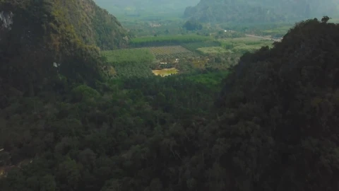 Stock Video Aerial View Of A Beautiful Green Landscape Full Of Relief Live Wallpaper for PC - Free Live Wallpaper