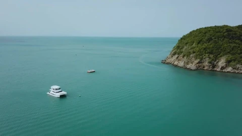 Stock Video Aerial View Of A Beautiful Landscape Of A Small Island Live Wallpaper for PC - Free Live Wallpaper