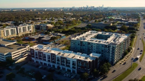 Stock Video Aerial View Of A Big City Live Wallpaper for PC - Free Live Wallpaper