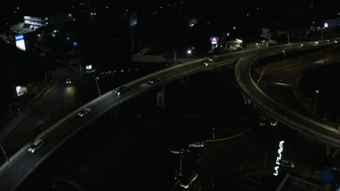 Stock Video Aerial View Of A Bridge With Double Road Live Wallpaper for PC - Free Live Wallpaper