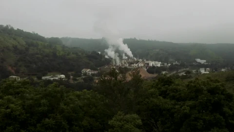 Stock Video Aerial View Of A Factory Live Wallpaper for PC - Free Live Wallpaper