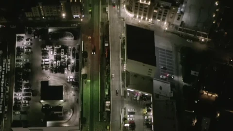 Stock Video Aerial View Of A Large Avenue In A City At  Larg Live Wallpaper for PC - Free Live Wallpaper