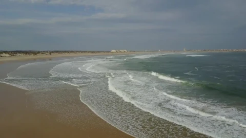 Stock Video Aerial View Of A Vast Beach Live Wallpaper for PC - Free Live Wallpaper