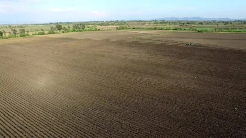 Stock Video Aerial View Of An Agricultural Field Live Wallpaper for PC - Free Live Wallpaper