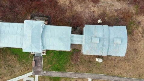 Stock Video Aerial View Of An Observatory Building Live Wallpaper for PC - Free Live Wallpaper