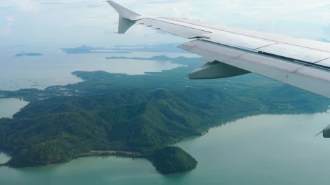 Stock Video Aerial View Of Mountains From The Airplane Live Wallpaper for PC - Free Live Wallpaper