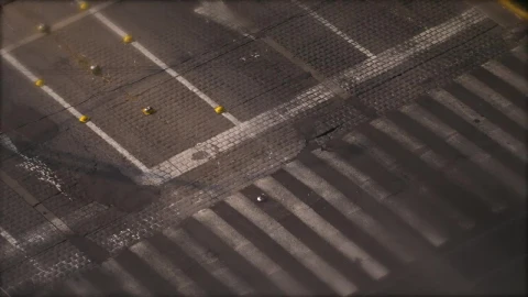 Stock Video Aerial View Of People At Pedestrian Crossing Live Wallpaper for PC - Free Live Wallpaper