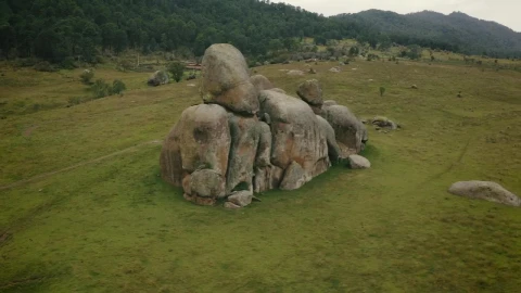 Stock Video Aerial View Of Rocks In The Countryside Live Wallpaper for PC - Free Live Wallpaper