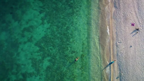 Stock Video Beach And Sea From A Shot High Up In The Live Wallpaper For PC - Free Live Wallpaper