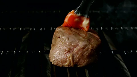Stock Video Basting A Steak On The Fire Live Wallpaper For PC - Free Live Wallpaper