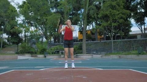 Stock Video Basketball Player Shot At Goal Live Wallpaper For PC - Free Live Wallpaper