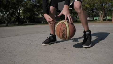 Stock Video Basketball Player Dribbling Ball Live Wallpaper For PC - Free Live Wallpaper