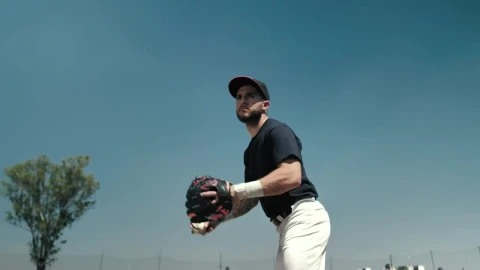 Stock Video Baseball Player Pitching The Ball Live Wallpaper For PC - Free Live Wallpaper