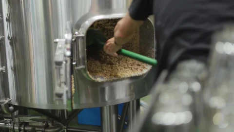 Stock Video Barley Shovelled Out Of A Tank Live Wallpaper For PC - Free Live Wallpaper
