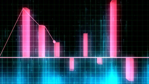 Stock Video Bar Graphs With Moving Indicator Live Wallpaper For PC - Free Live Wallpaper