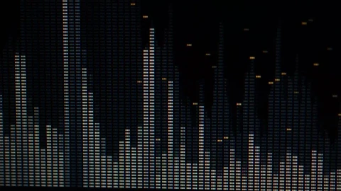 Stock Video Bar Equalizer On The Screen Live Wallpaper For PC - Free Live Wallpaper