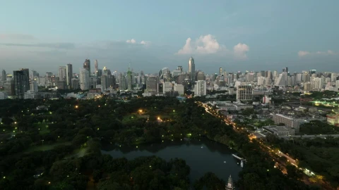 Stock Video Bangkok In The Evening Live Wallpaper For PC - Free Live Wallpaper