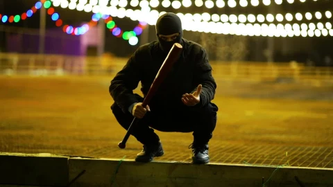 Stock Video Bandit With A Baseball Bat Live Wallpaper For PC - Free Live Wallpaper