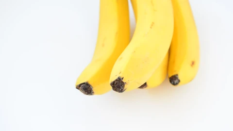 Stock Video Bananas Rotating On A White Background Live Wallpaper For PC - Free Live Wallpaper