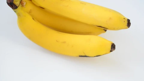 Stock Video Banana On White Background Spinning Shot Live Wallpaper For PC - Free Live Wallpaper