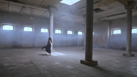 Stock Video Ballerina Dancing In An Abandoned Place Live Wallpaper For PC - Free Live Wallpaper