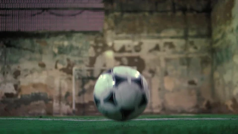 Stock Video Ball Bouncing On The Soccer Field Floor And A Player Live Wallpaper For PC - Free Live Wallpaper