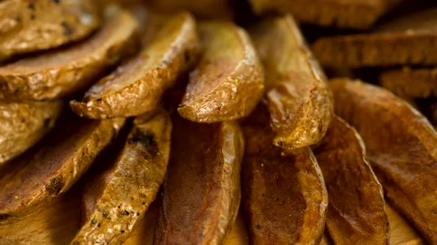 Stock Video Baked Potatoes Close Up Live Wallpaper For PC - Free Live Wallpaper