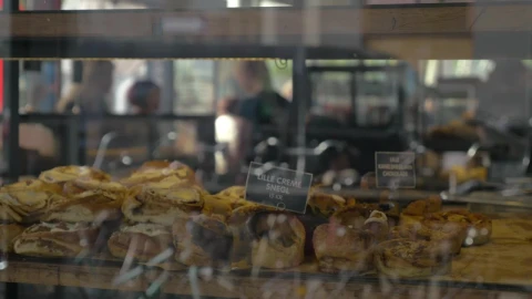 Stock Video Baked Goods In A Bakery Display Live Wallpaper For PC - Free Live Wallpaper
