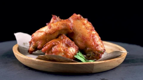 Stock Video Baked Chicken Wings Live Wallpaper For PC - Free Live Wallpaper