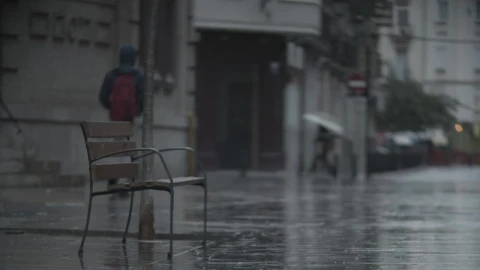 Stock Video Bad Weather In The City Live Wallpaper For PC - Free Live Wallpaper